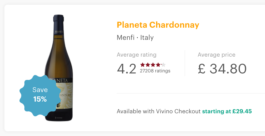 Planeta Chardonnay 2022