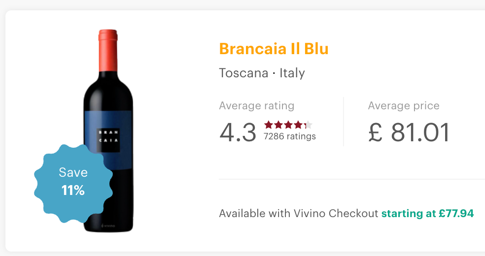 Casa Brancaia Il Blu Rosso di Toscana 2020