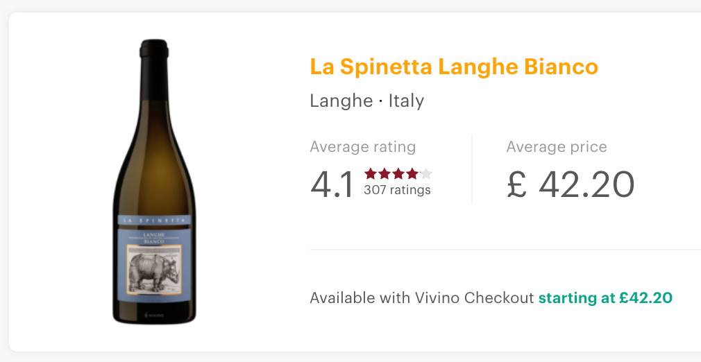 La Spinetta Langhe Bianco Sauvignon 2020
