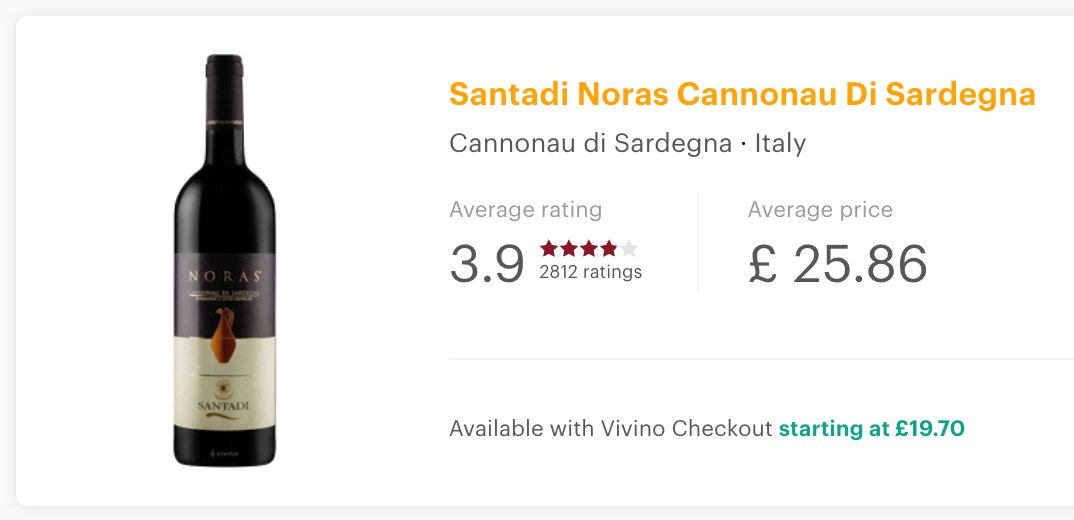 Santadi Cannonau di Sardegna Noras 2021