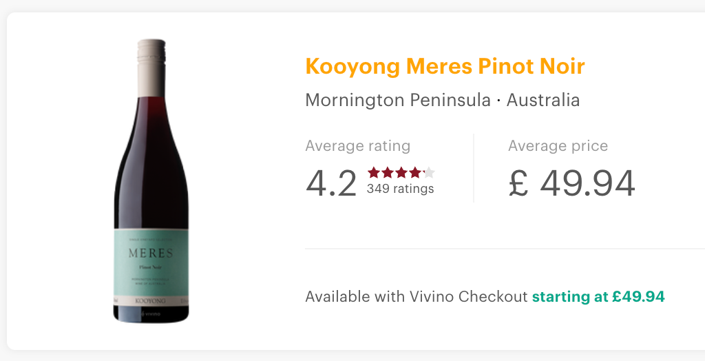 Kooyong Meres Pinot Noir 2021