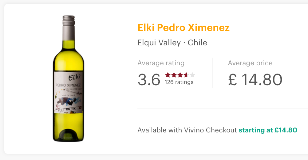 Elki Pedro Ximenez 2022