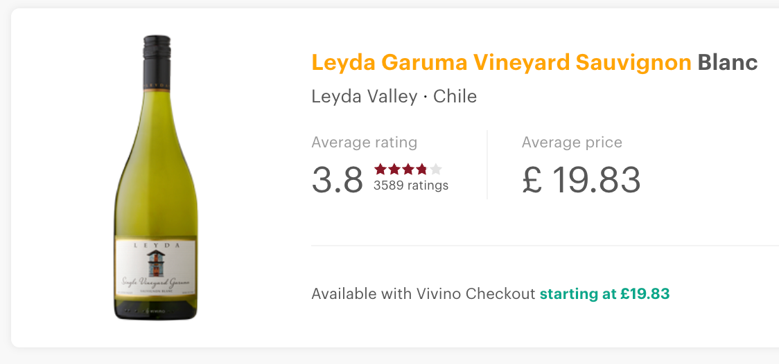 Viña Leyda Sauvignon Blanc, Garuma Vineyard 2023