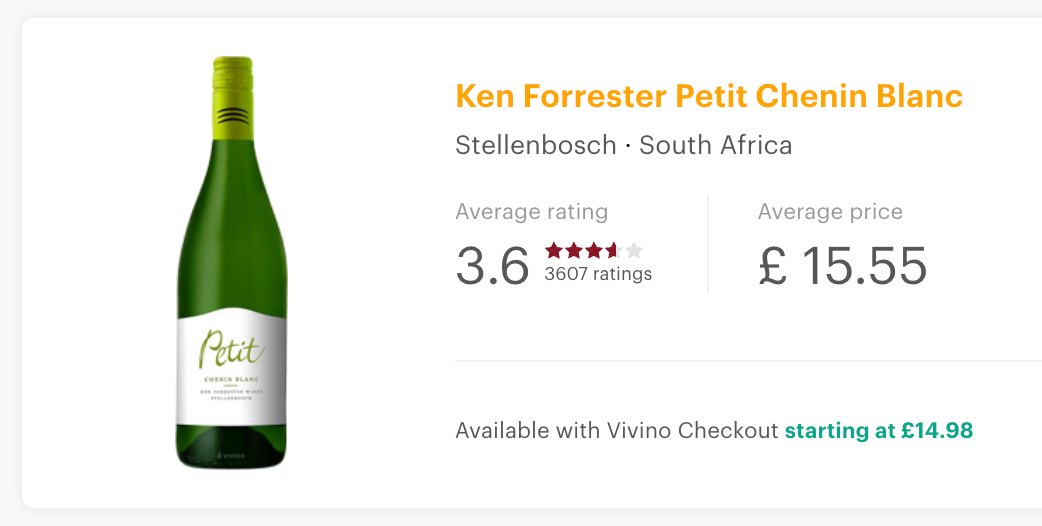 Ken Forrester Wines Petit Chenin Blanc 2023