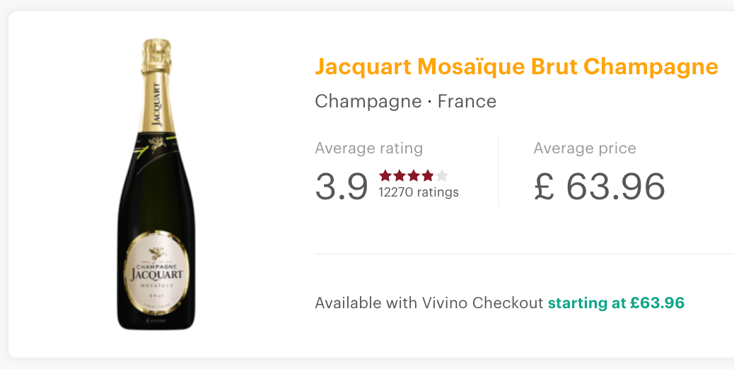 Champagne Jacquart Champagne Brut Mosaïque NV