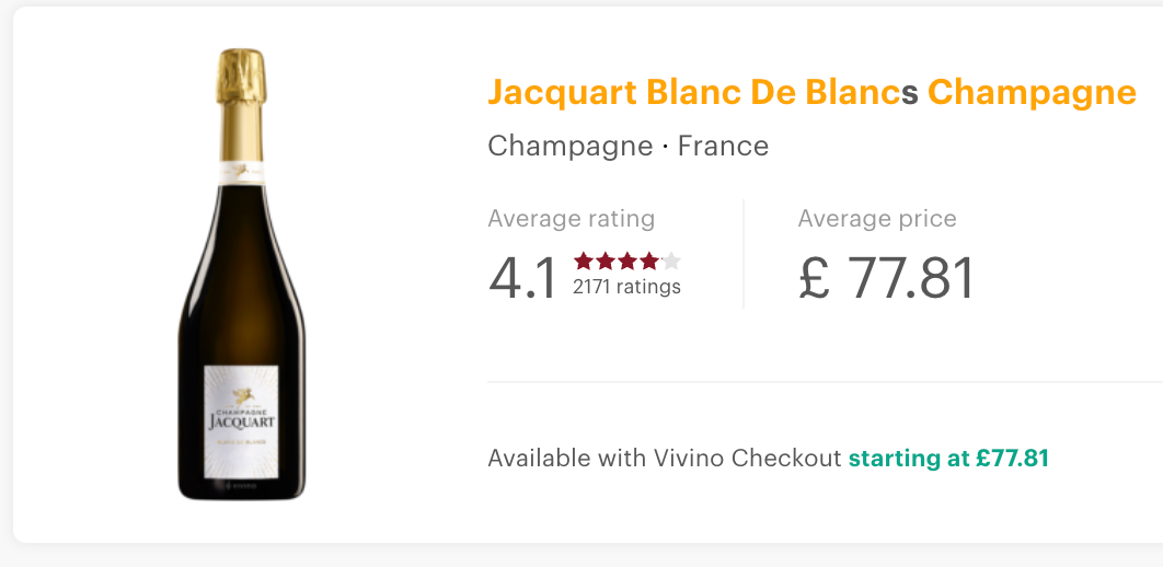 Champagne Jacquart Champagne Blanc de Blancs 2015