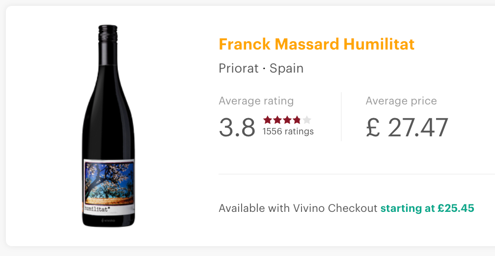 Franck Massard Humilitat Priorat 2019