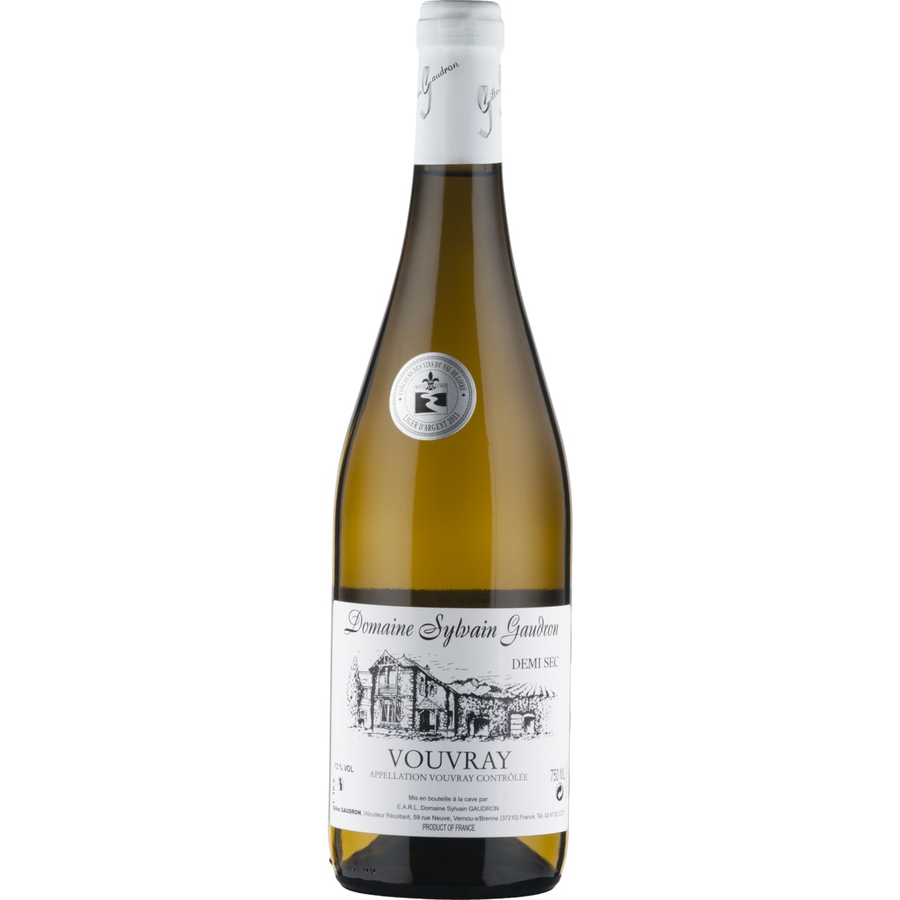 Sylvain Gaudron Vouvray Demi-Sec 2025