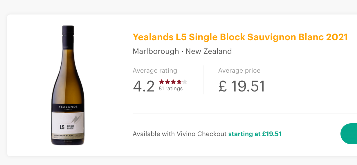 Yealands Estate Single Block L5 Sauvignon Blanc 2021