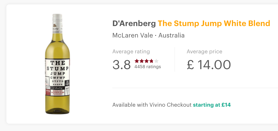 D’Arenberg The Stump Jump White Blend 2021