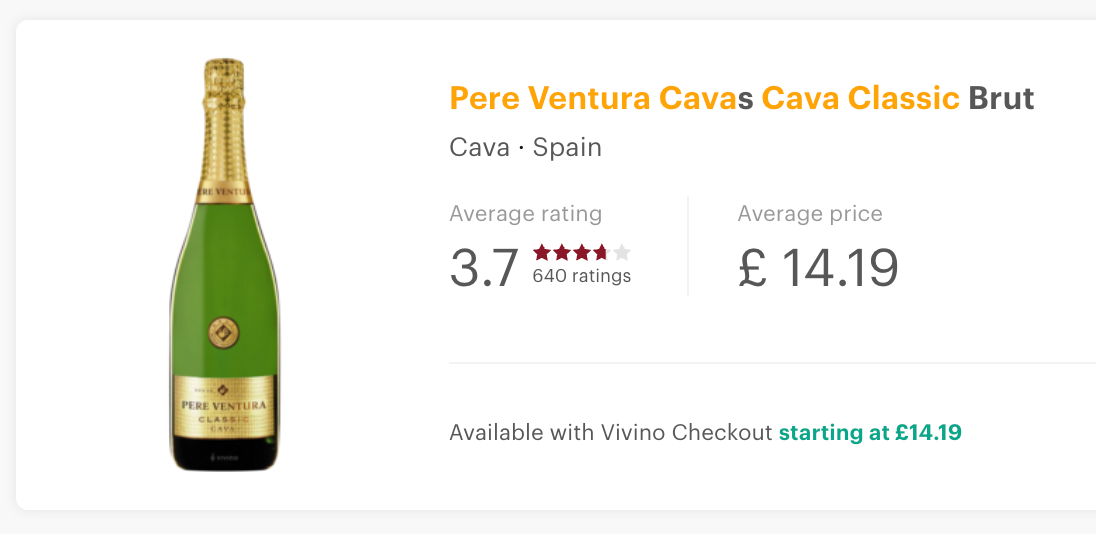 Pere Ventura Cuveé Classic Cava NV