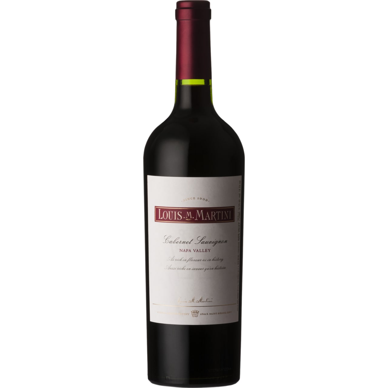 Louis M Martini Napa Valley Cabernet Sauvignon 2022