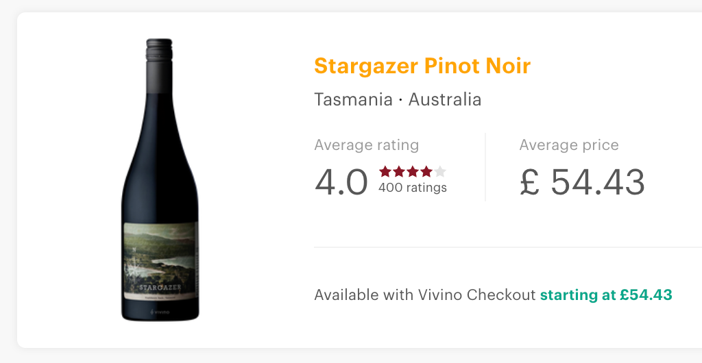 Stargazer Pinot Noir 2022