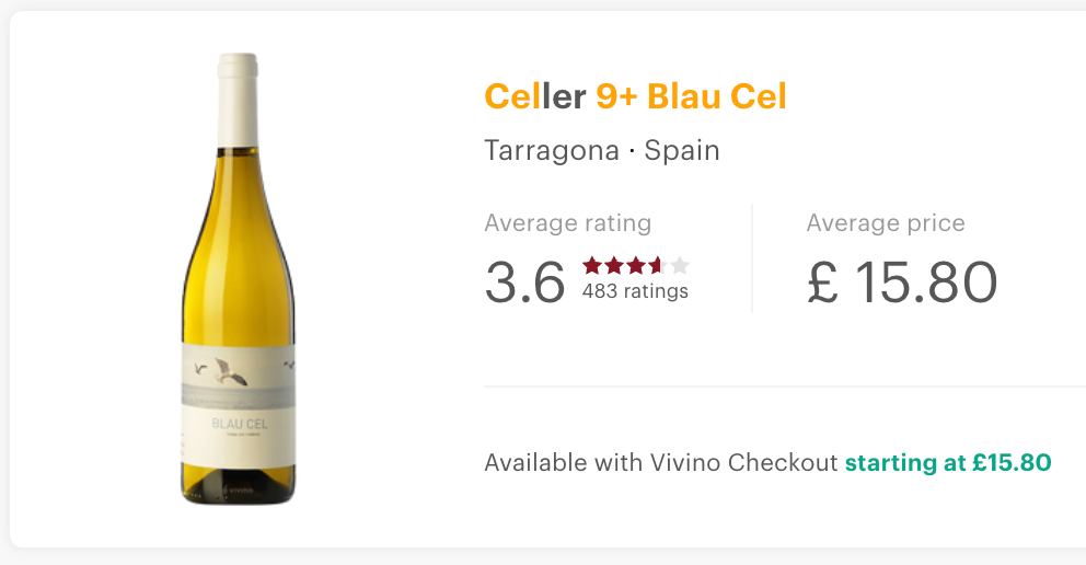 Celler 9+ Blau Cel Organic Blanc 2022