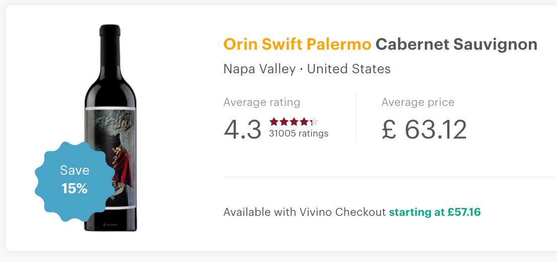Orin Swift Palermo 2021