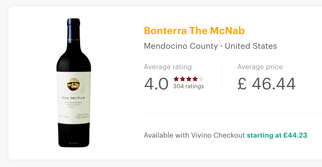 Bonterra The McNab Biodynamic Red 2017