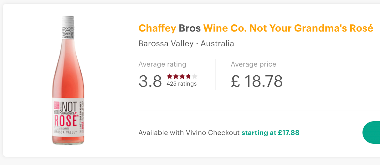 Chaffey Bros. Wine Co. Not Your Grandma's Rosé 2022