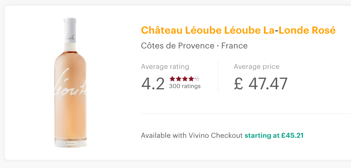 Château Léoube Léoube La Londe Organic Rosé 2018