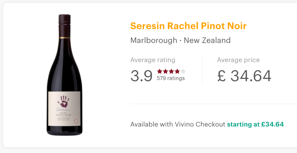 Seresin Estate Rachel Pinot Noir 2017