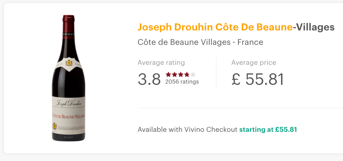 Joseph Drouhin Côte de Beaune 2018