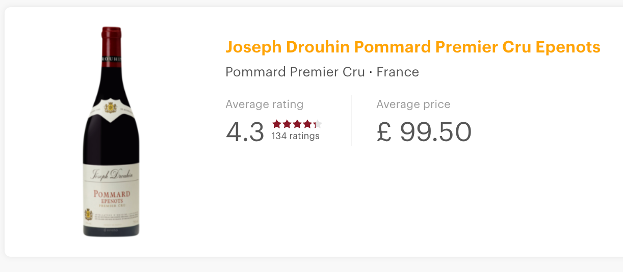 Joseph Drouhin Pommard Premier Cru Epenots 2017