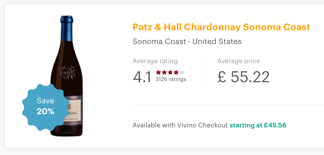 Patz & Hall Chardonnay Sonoma Coast 2018