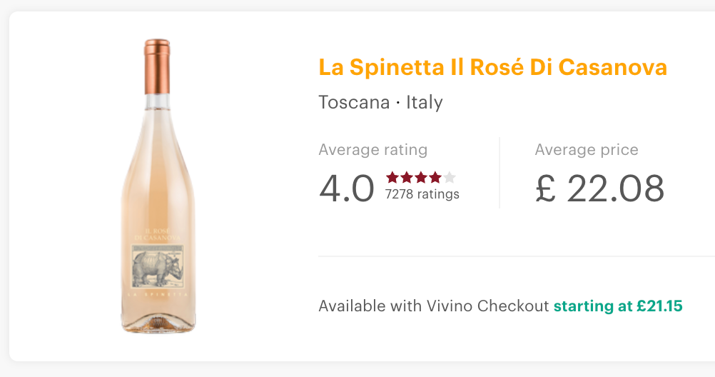 La Spinetta Il Rose di Casanova 2021