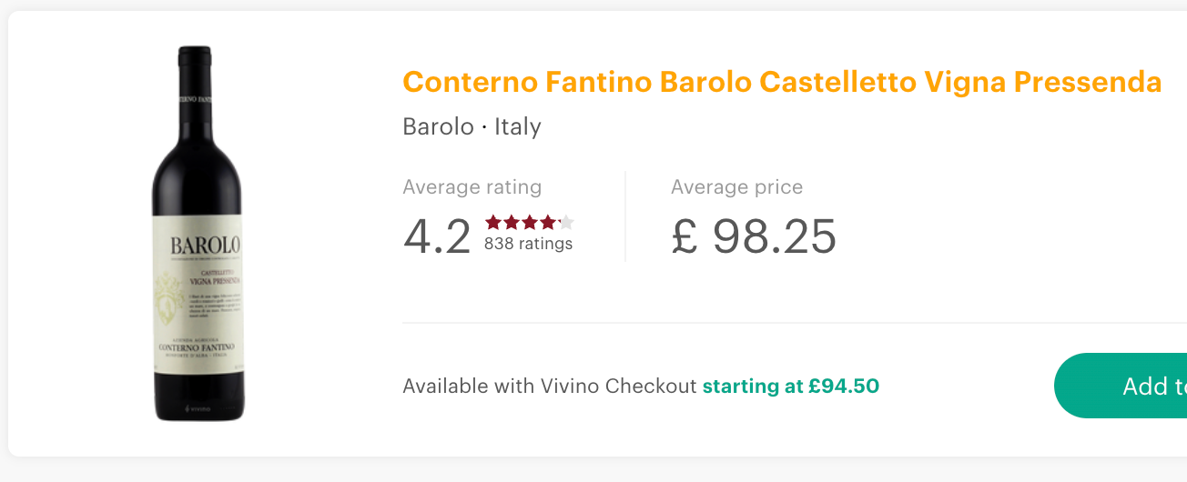 Conterno Fantino Barolo Castelletto Vigna Pressenda 2017