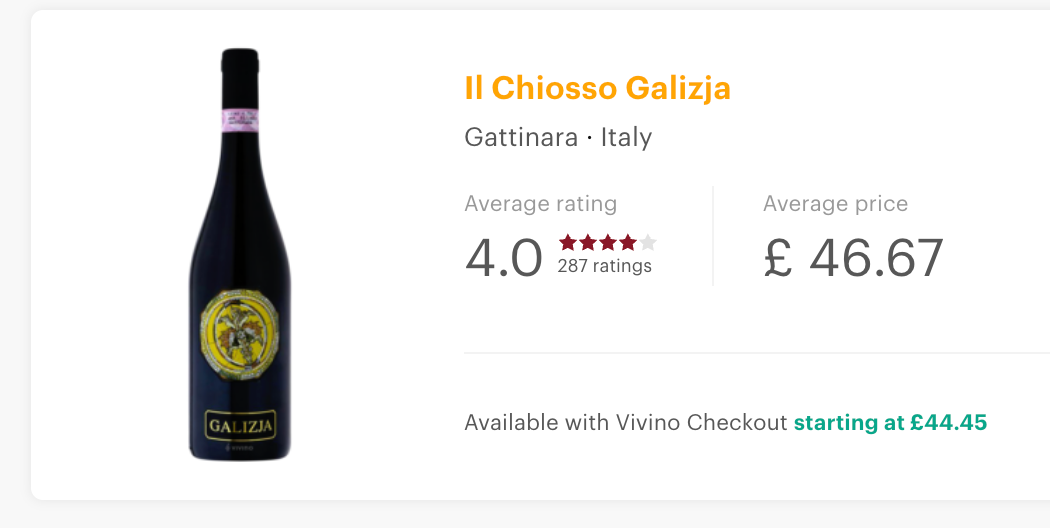 Il Chiosso Gattinara DOCG Galizja 2013