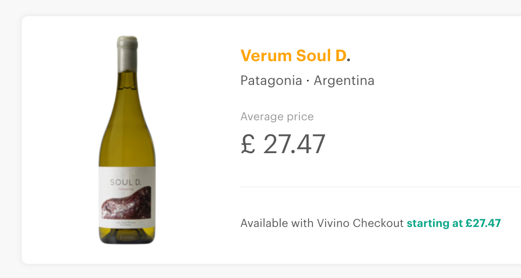 Bodegas Verum Soul D Chardonnay 2019