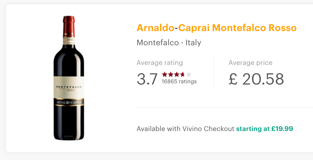 Arnaldo Caprai Montefalco Rosso 2019