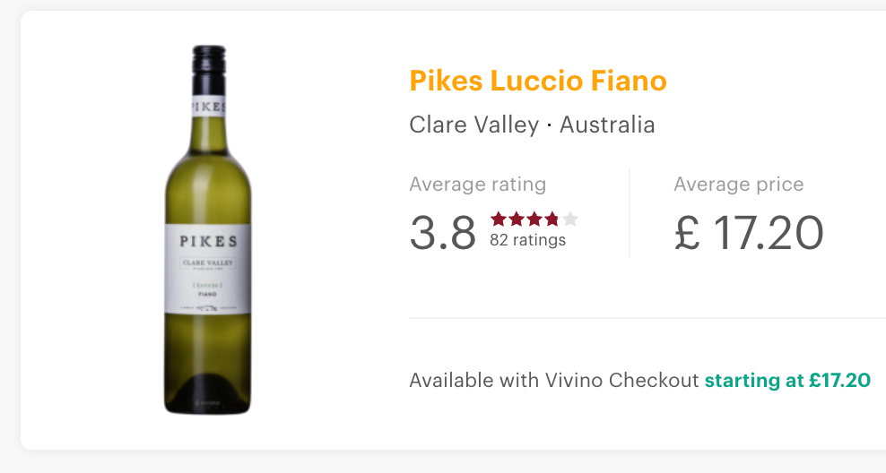 Pikes Luccio Fiano 2023