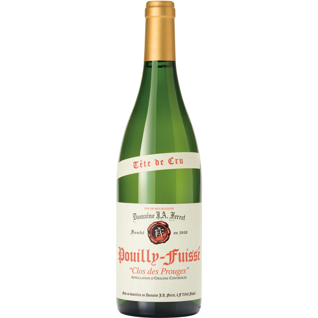 Domaine Ferret Pouilly-Fuissé Tête de Cru Clos des Prouges 2020